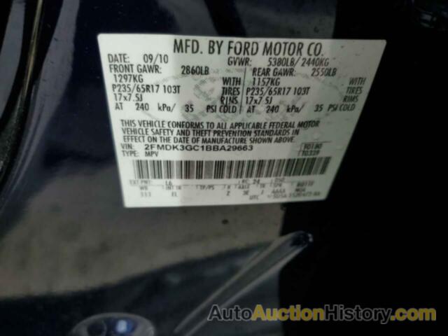 FORD EDGE SE, 2FMDK3GC1BBA29663