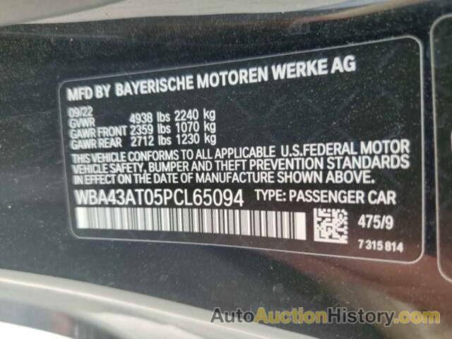 BMW 4 SERIES, WBA43AT05PCL65094