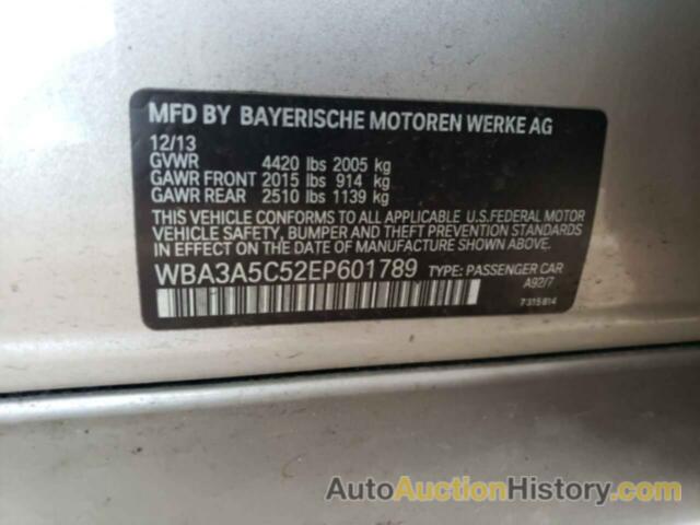 BMW 3 SERIES I, WBA3A5C52EP601789
