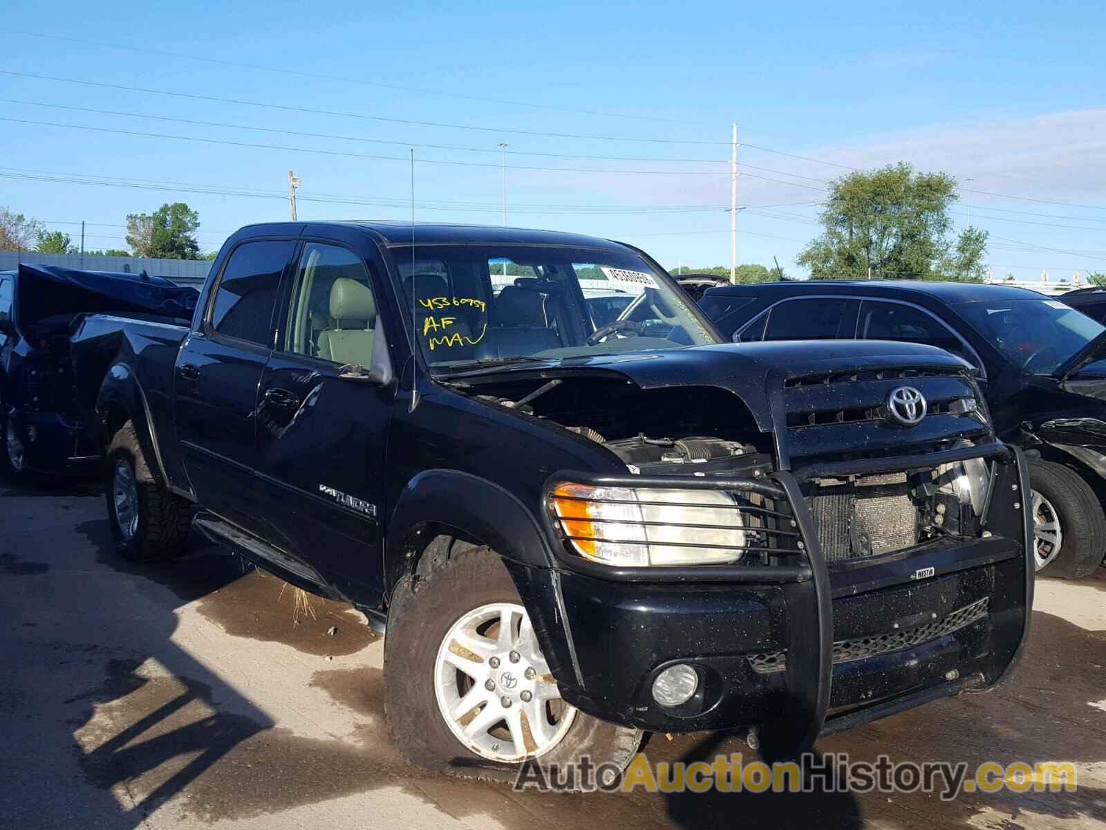 2006 TOYOTA TUNDRA DOUBLE CAB LIMITED, 5TBDT48166S517332