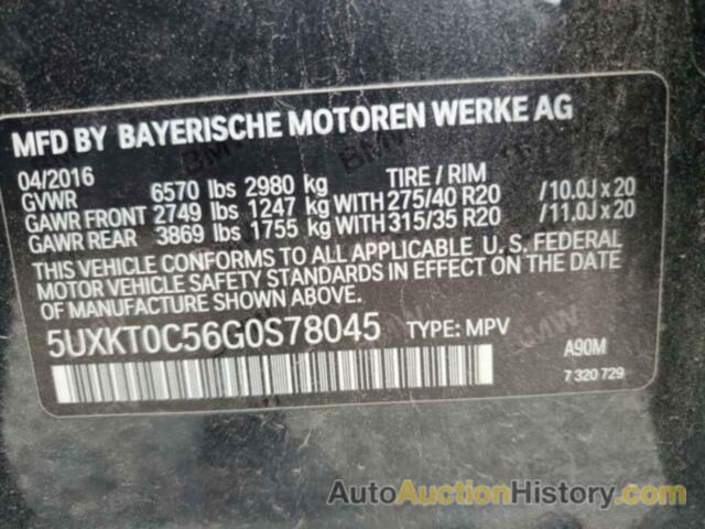 BMW X5 XDR40E, 5UXKT0C56G0S78045