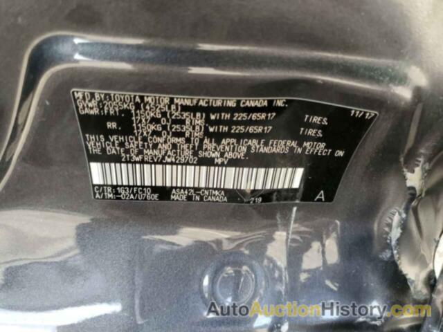 TOYOTA RAV4 ADVENTURE, 2T3WFREV7JW429702