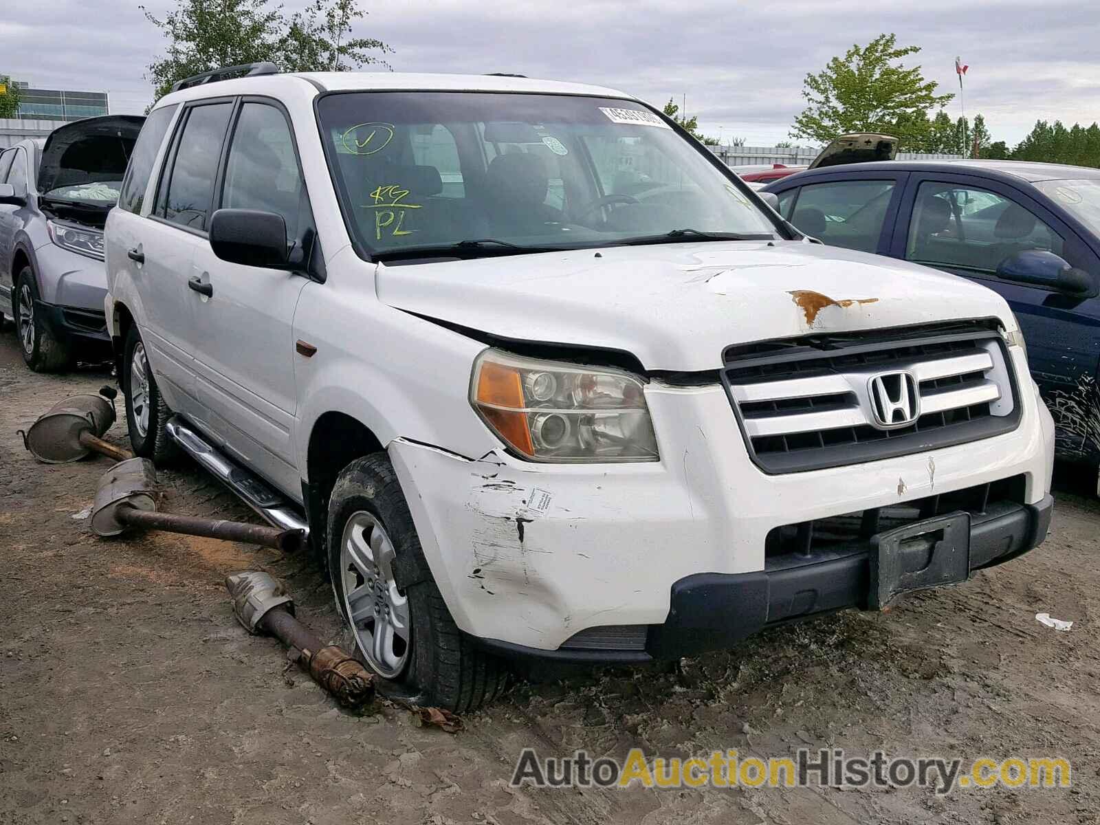 2007 HONDA PILOT LX LX, 5FNYF28107B500200