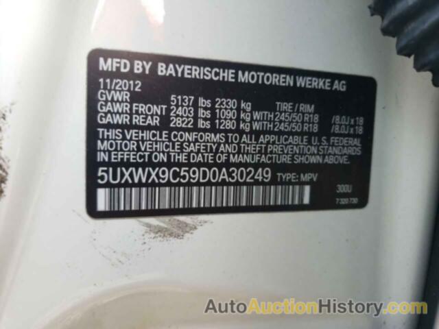 BMW X3 XDRIVE28I, 5UXWX9C59D0A30249