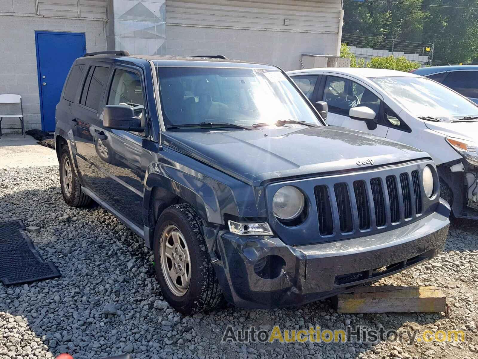 2007 JEEP PATRIOT SPORT, 1J8FT28W77D399099