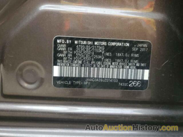 MITSUBISHI OUTLANDER SE, JA4AD3A39JZ014103