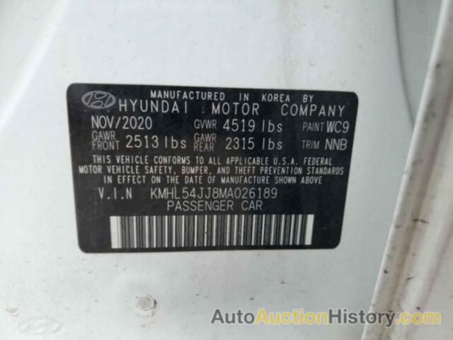 HYUNDAI SONATA HYBRID, KMHL54JJ8MA026189