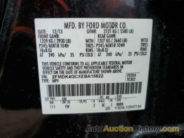 FORD EDGE SE, 2FMDK4GCXEBA15822