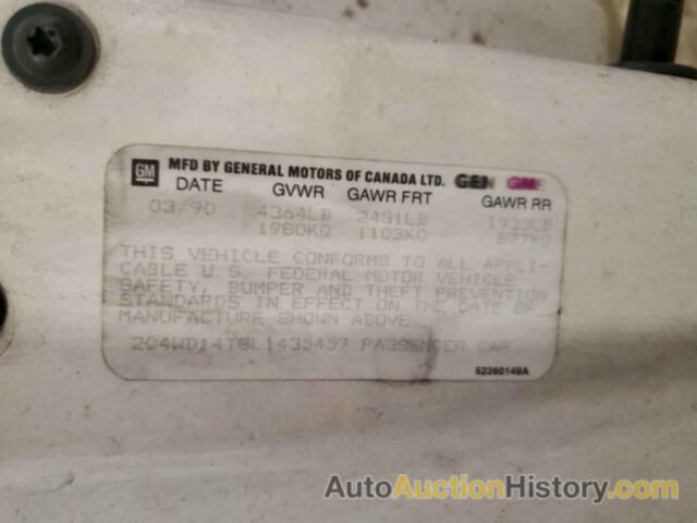 BUICK REGAL LIMITED, 2G4WD14T8L1435457