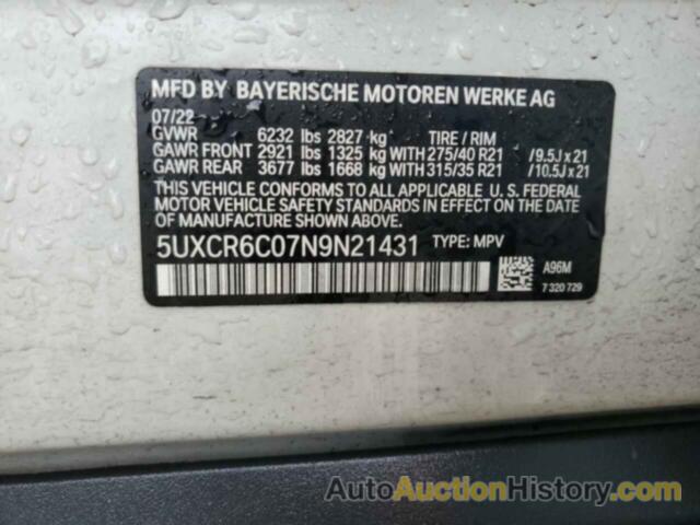 BMW X5 XDRIVE40I, 5UXCR6C07N9N21431