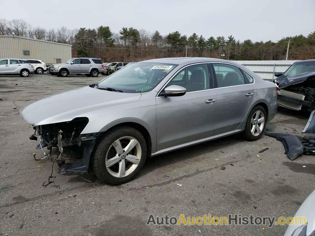 2012 VOLKSWAGEN PASSAT SE, 1VWBP7A31CC085422