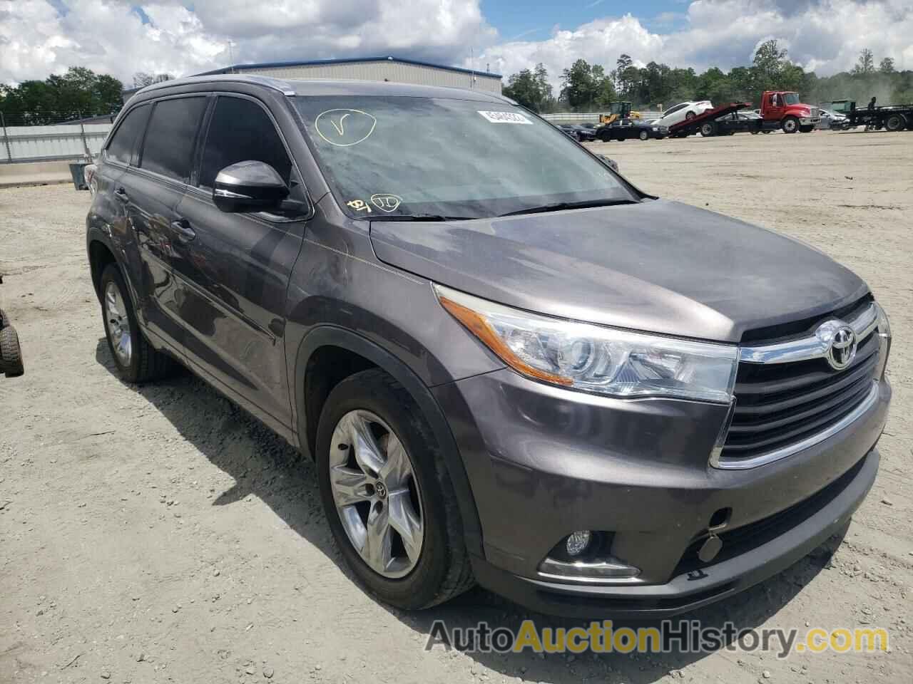 2016 TOYOTA HIGHLANDER LIMITED, 5TDYKRFH7GS134218