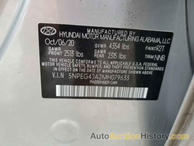 HYUNDAI SONATA SE, 5NPEG4JA2MH079633