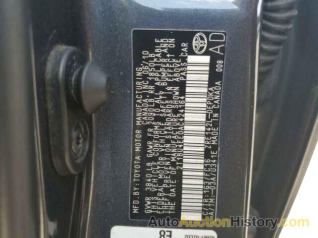 TOYOTA COROLLA BASE, 2T1BU4EE0AC424164