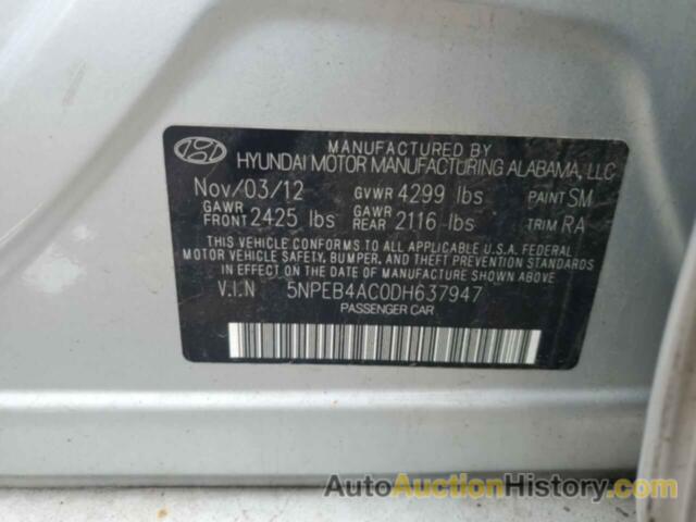 HYUNDAI SONATA GLS, 5NPEB4AC0DH637947