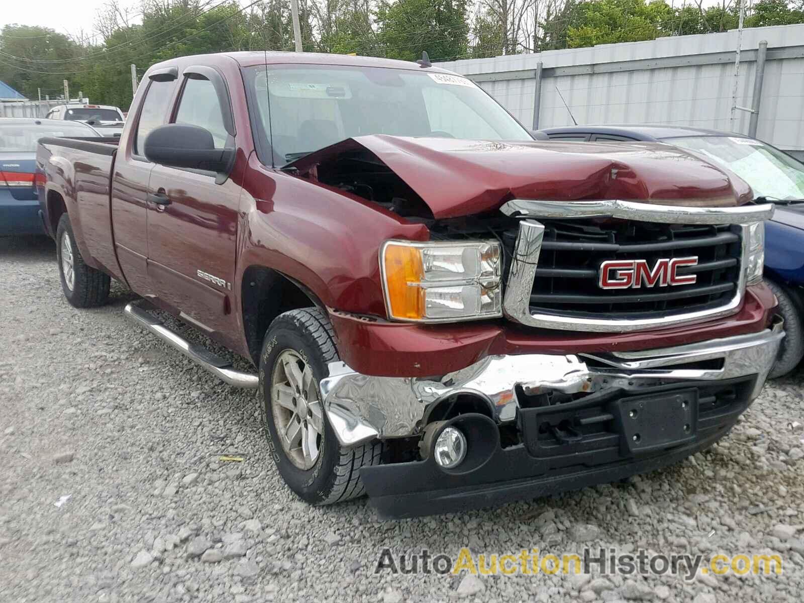 2009 GMC SIERRA C1500 SLE, 1GTEC29089E139272