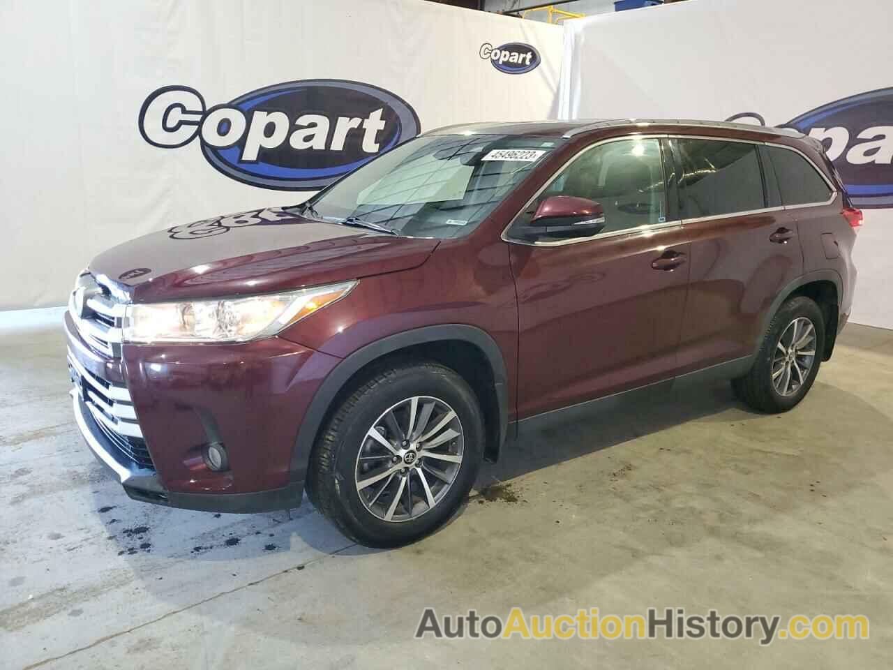 2019 TOYOTA HIGHLANDER SE, 5TDKZRFH4KS347749