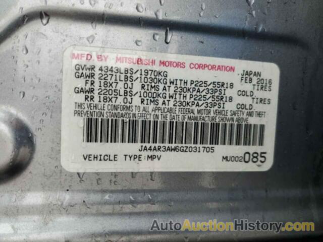 MITSUBISHI OUTLANDER ES, JA4AR3AW6GZ031705