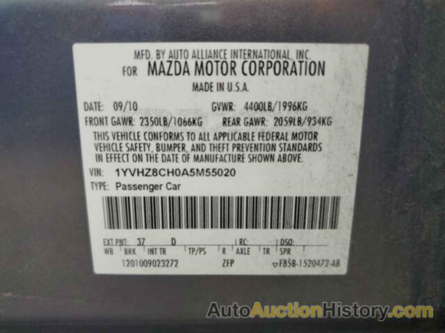 MAZDA 6 I, 1YVHZ8CH0A5M55020