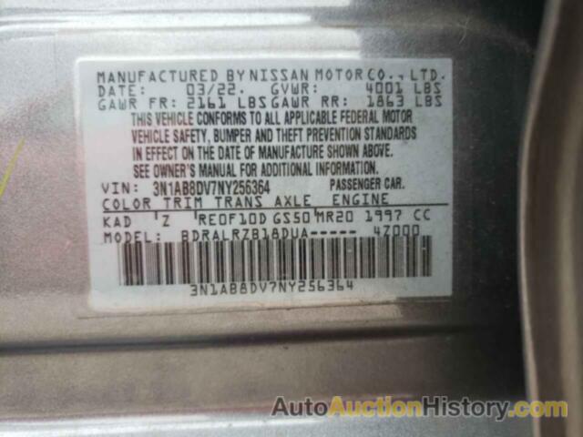 NISSAN SENTRA SR, 3N1AB8DV7NY256364