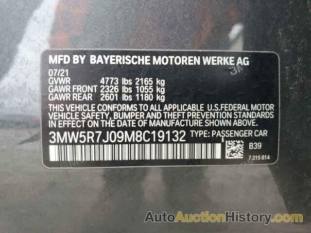 BMW 3 SERIES, 3MW5R7J09M8C19132