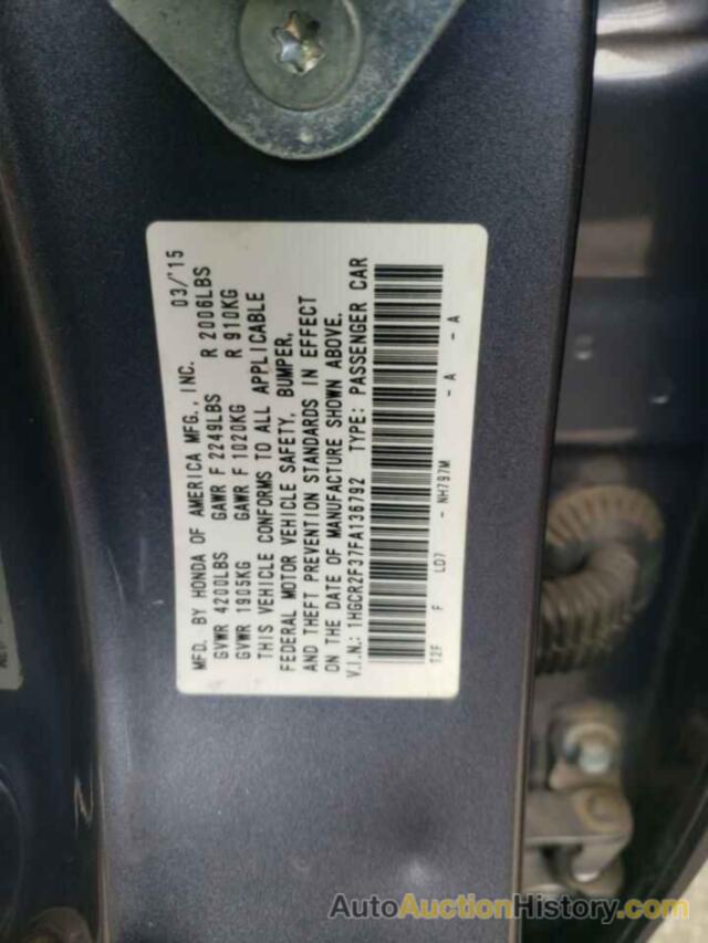 HONDA ACCORD LX, 1HGCR2F37FA136792