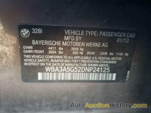 BMW 3 SERIES I, WBA3A5G52DNP24125