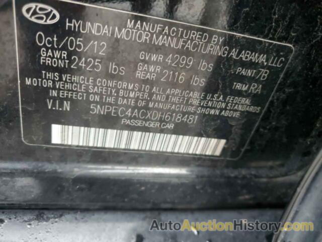 HYUNDAI SONATA SE, 5NPEC4ACXDH618481