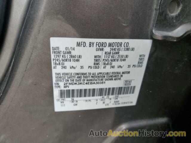 FORD EDGE LIMITED, 2FMDK3KC4EBA30351