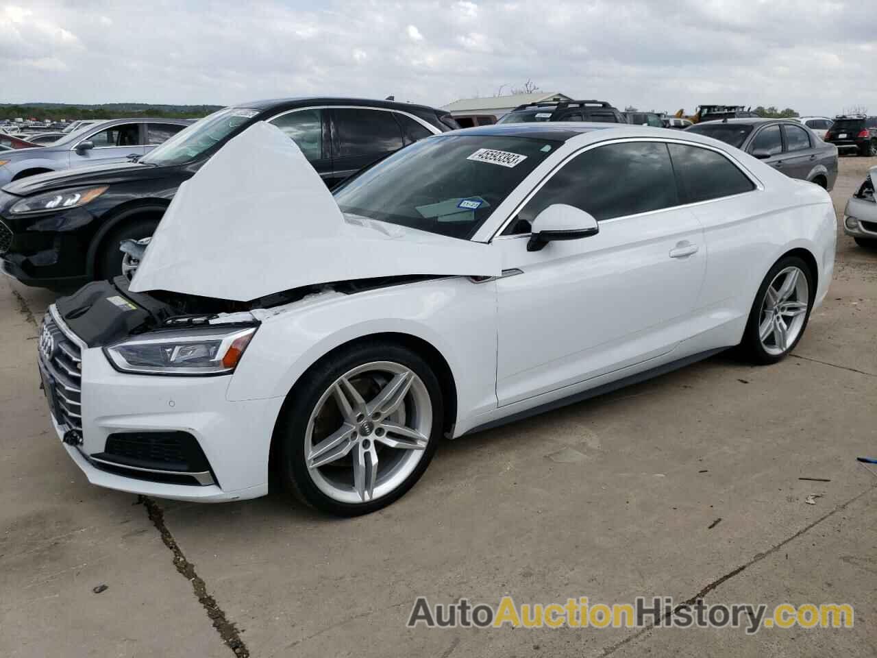 2018 AUDI A5 PREMIUM PLUS S-LINE, WAUTNAF52JA021688