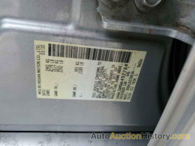 NISSAN ALTIMA BASE, 1N4AL2AP0AN492784