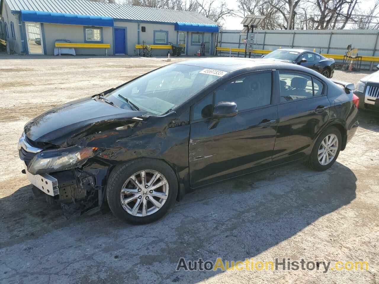 2012 HONDA CIVIC EX, 19XFB2F87CE045767