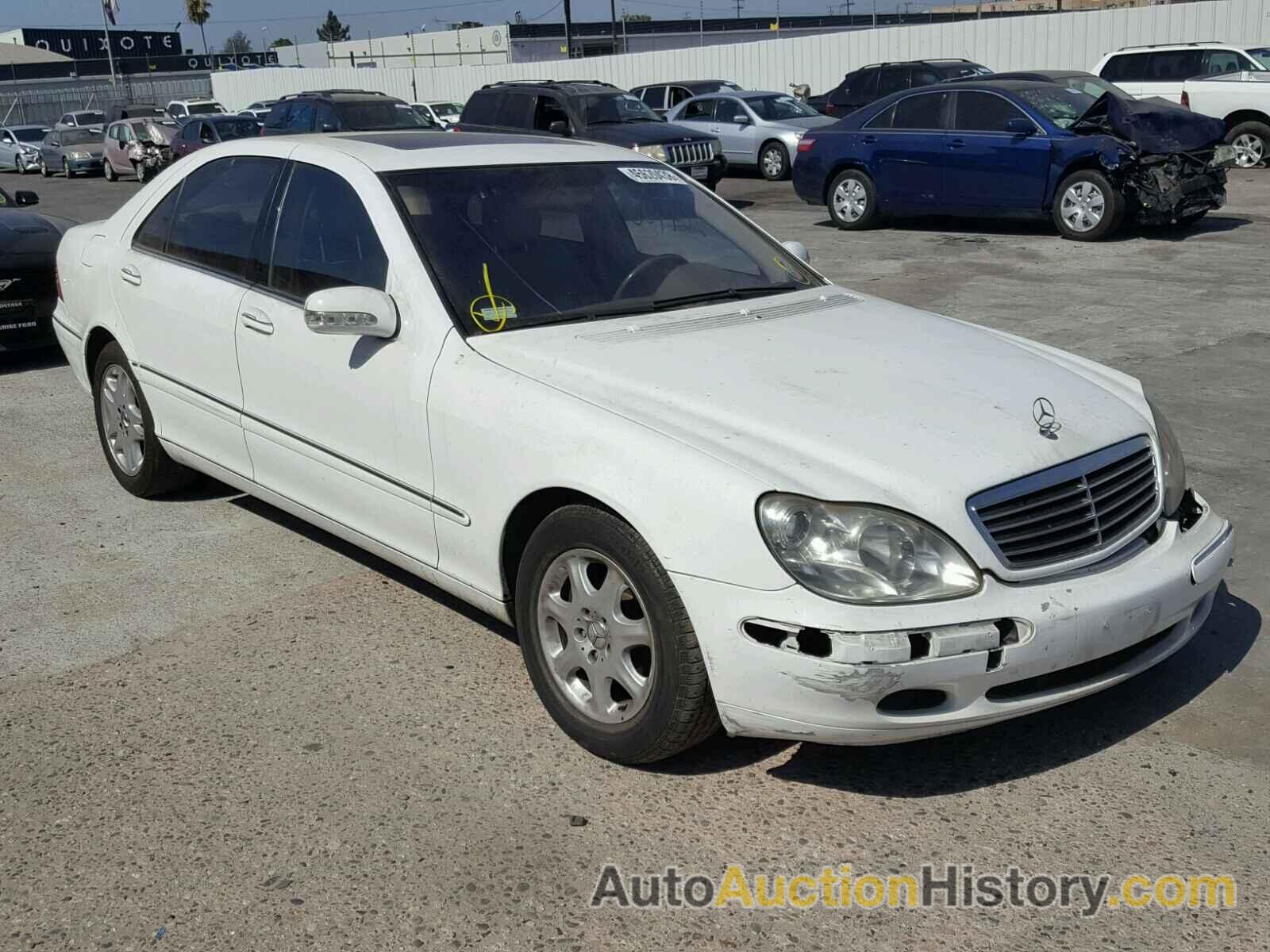 2001 MERCEDES-BENZ S 430, WDBNG70J71A167405