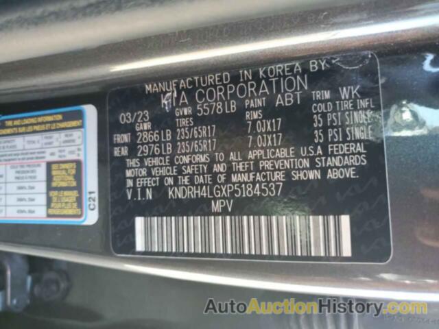 KIA SORENTO EX, KNDRH4LGXP5184537