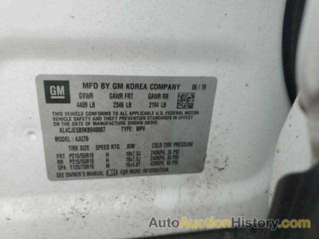 BUICK ENCORE PREFERRED, KL4CJESB9KB948887