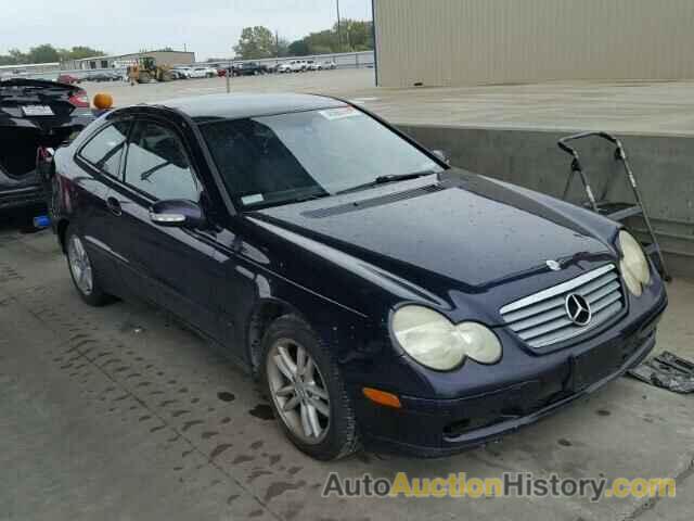 2002 MERCEDES-BENZ C 230K SPORT COUPE, WDBRN47J72A340174