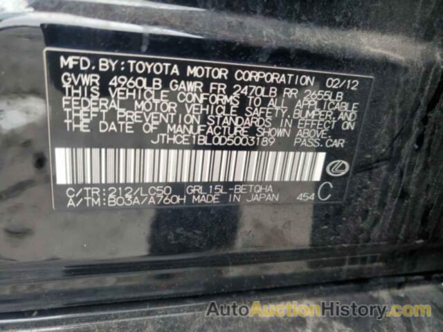 LEXUS GS350 350, JTHCE1BL0D5003189