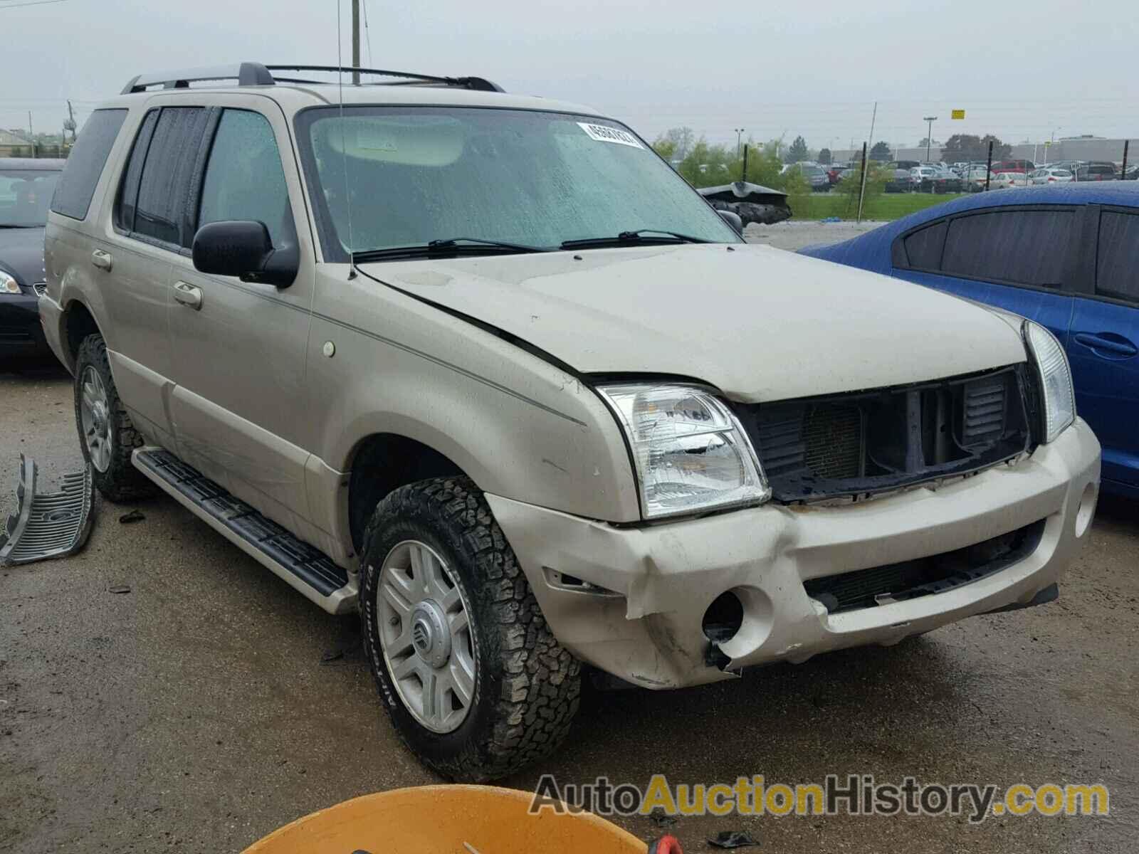 2005 MERCURY MOUNTAINEER , 4M2DU86K25UJ12449