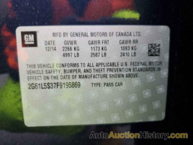 CADILLAC XTS, 2G61L5S37F9195869