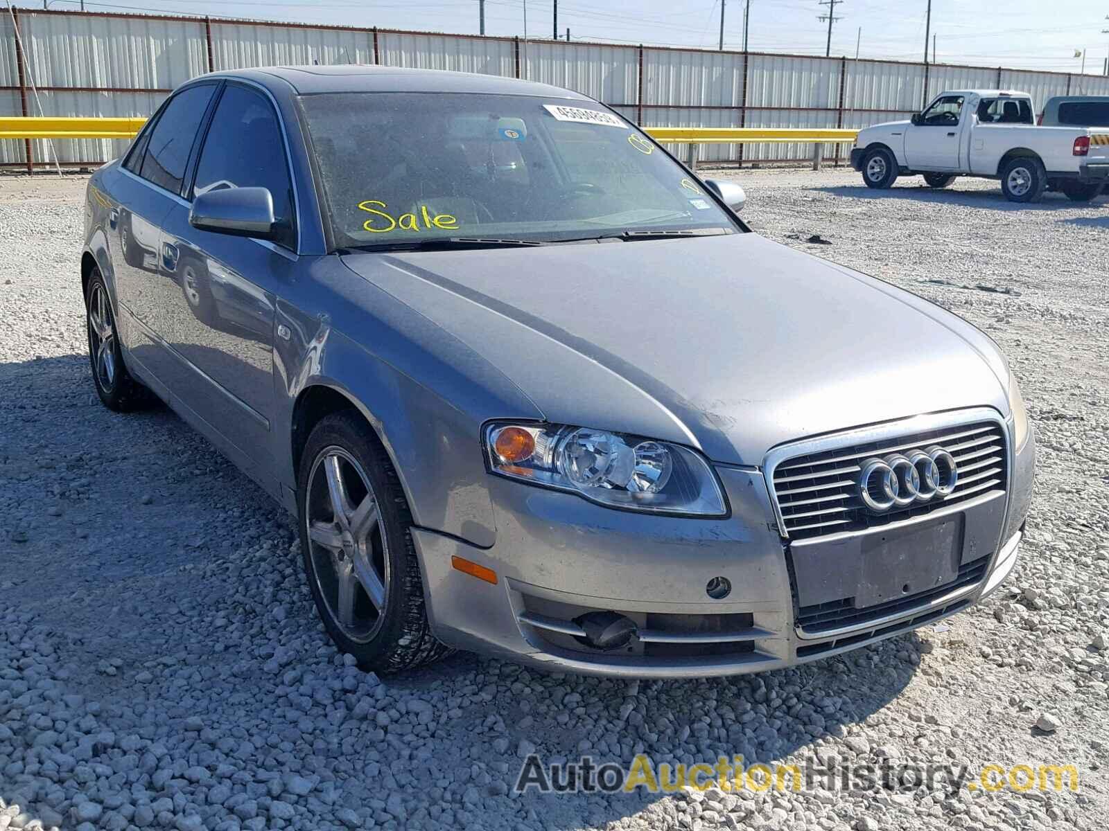 2007 AUDI A4 2, WAUAF78E47A002024