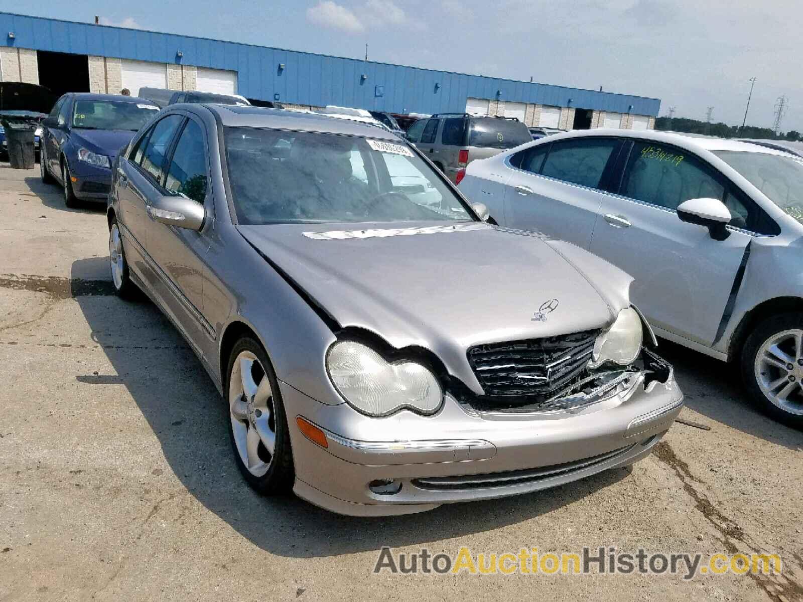 2004 MERCEDES-BENZ C 230K SPO 230K SPORT SEDAN, WDBRF40J24F551019