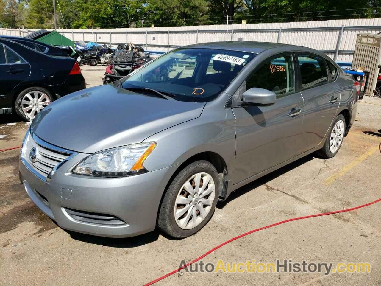 2013 NISSAN SENTRA S, 3N1AB7AP0DL691836