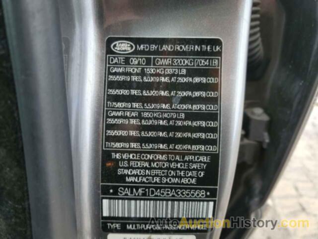 LAND ROVER RANGEROVER HSE LUXURY, SALMF1D45BA335568