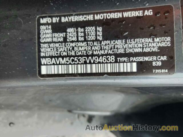 BMW X1 XDRIVE35I, WBAVM5C53FVV94638