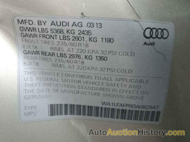 AUDI Q5 PREMIUM PLUS, WA1LFAFP8DA082947