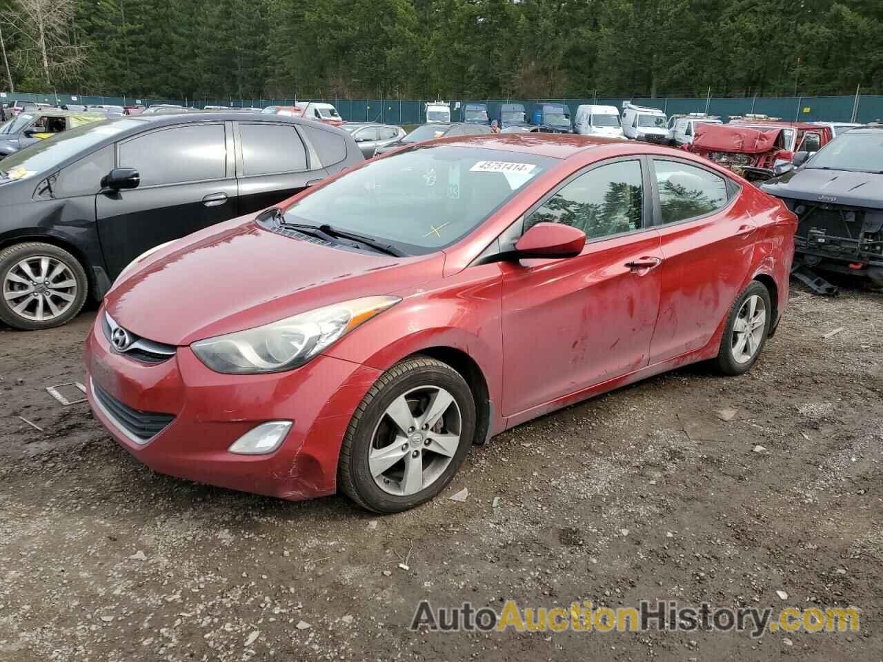 HYUNDAI ELANTRA GLS, KMHDH4AE9CU371209