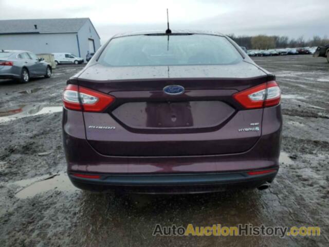 FORD FUSION SE HYBRID, 3FA6P0LU2DR365196