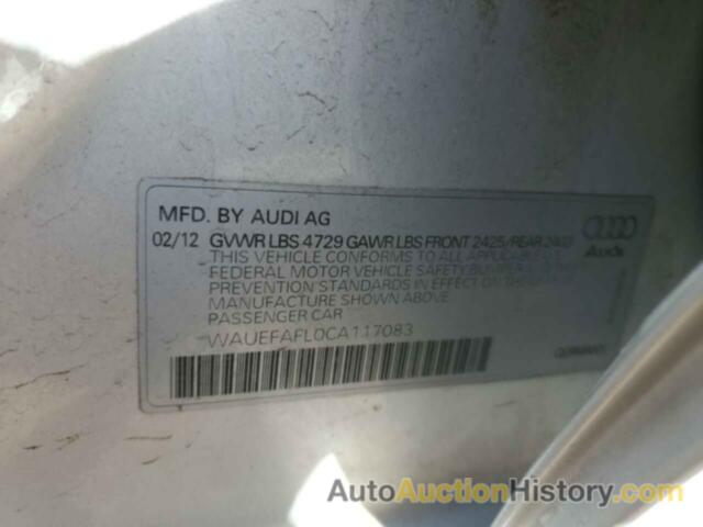 AUDI A4 PREMIUM PLUS, WAUEFAFL0CA117083