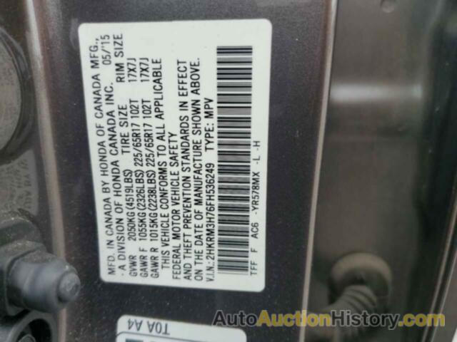 HONDA CRV EXL, 2HKRM3H76FH536249