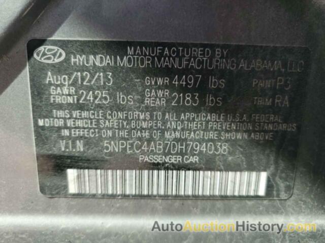 HYUNDAI SONATA SE, 5NPEC4AB7DH794038